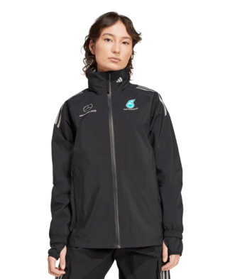 Mercedes AMG Petronas adidas F1 Team Mechanics Rain Jacket - Black - Womens