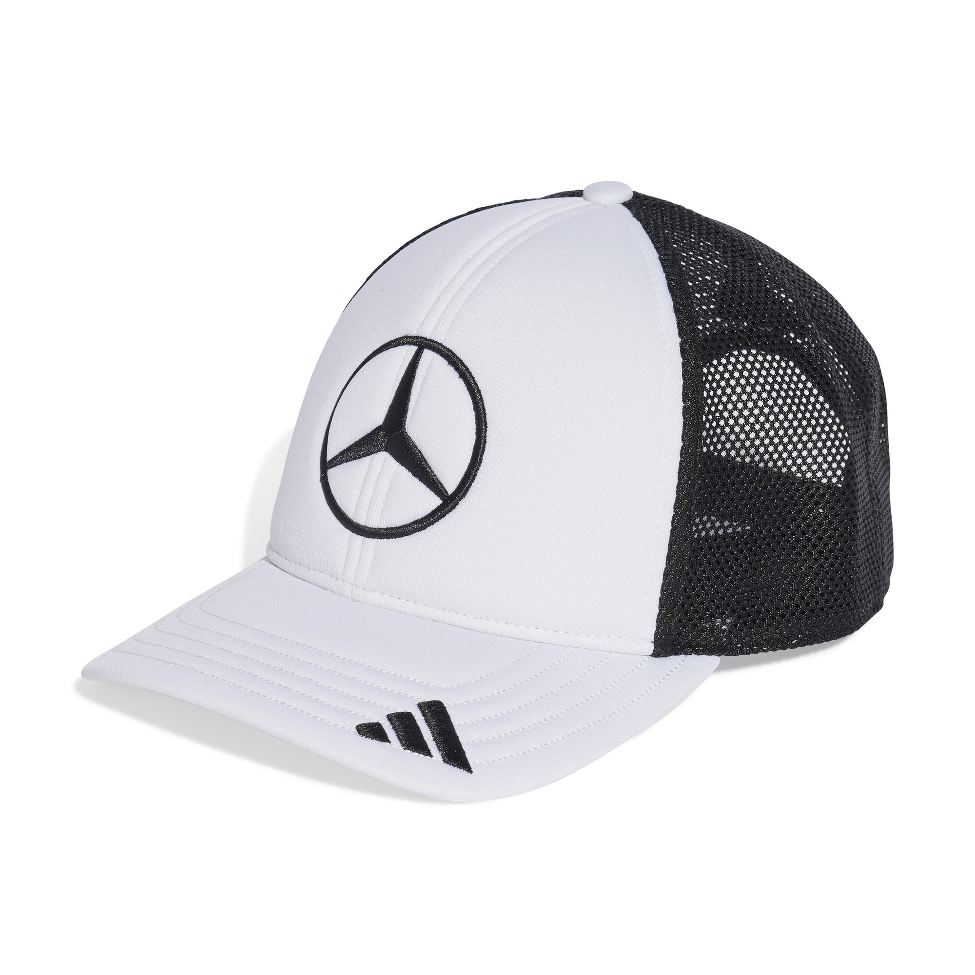 Mercedes AMG Patronas adidas F1 Team Star Trucker Cap - White