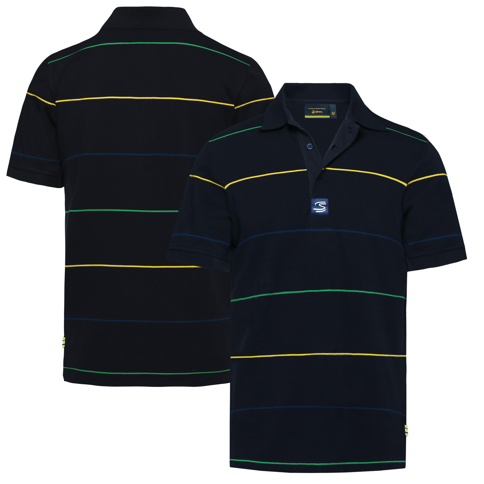 Ayrton Senna Stripe Polo