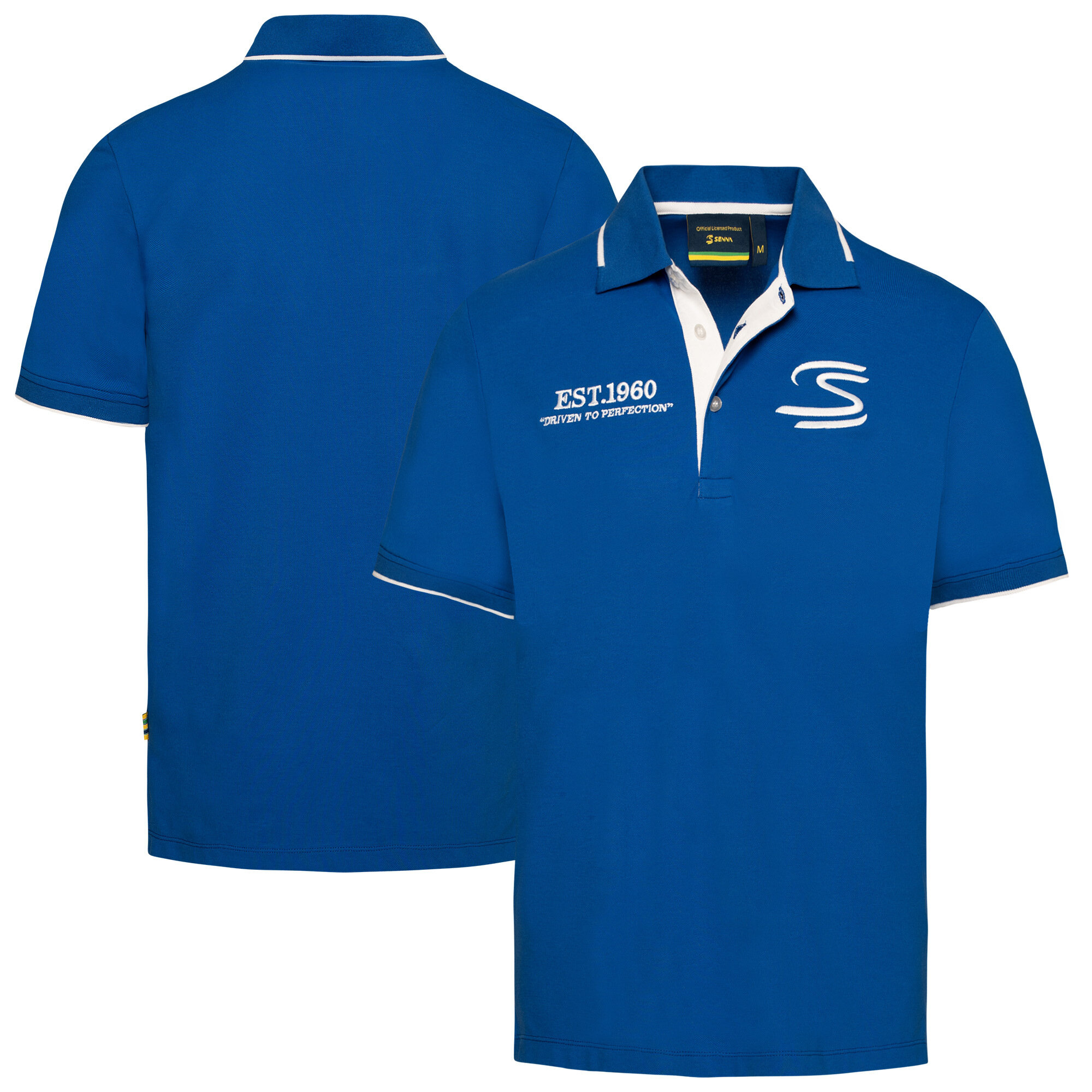 Ayrton Senna EST.1960 Polo - Blue