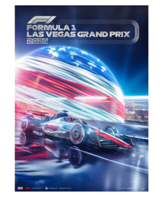 Formula 1 Las Vegas Grand Prix - City of Lights - Official 2024 Event Poster