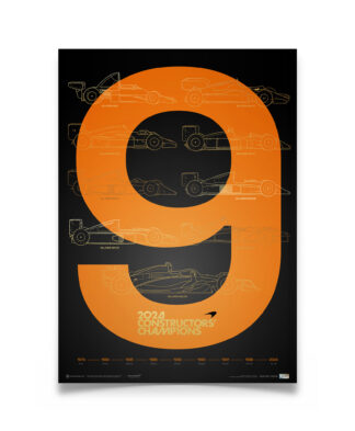 McLaren 9th World Constructors' Champions Title - 2024 Poster