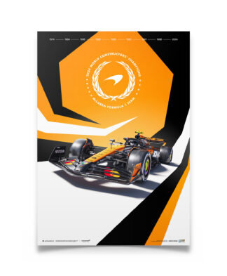 McLaren 2024 World Constructors' Champions - Poster