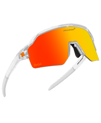 McLaren SunGod Vulcans Core Sunglasses - Clear/Fire