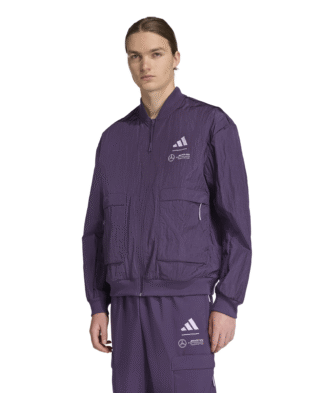 Mercedes AMG Petronas adidas F1 Premium Jacket - Plum