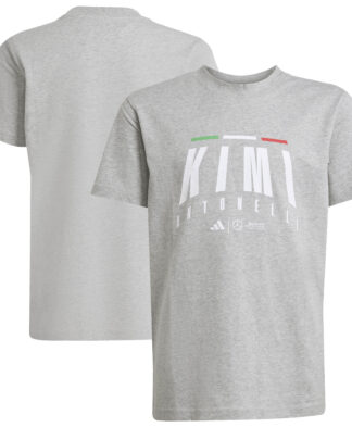 Mercedes AMG Petronas adidas F1 Kimi Antonelli T-Shirt - Grey - Kids