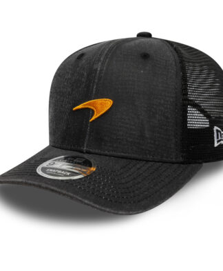 McLaren New Era Washed 9FIFTY Pre Curved Cap - Black