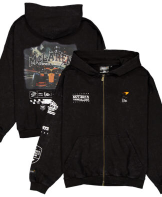 McLaren New Era Washed Hoodie - Black