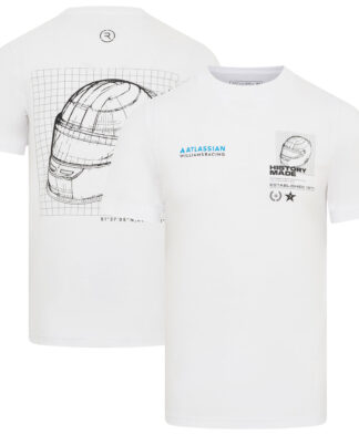 Williams Racing x Reflo Travel Helmet T-Shirt - White