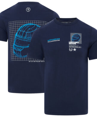 Williams Racing x Reflo Travel Helmet T-Shirt - Navy