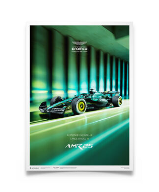 Aston Martin Aramco F1 Team AMR25 2025 Official Poster