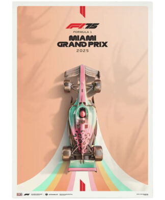 Formula 1 Miami Grand Prix 2025 Official Event Poster