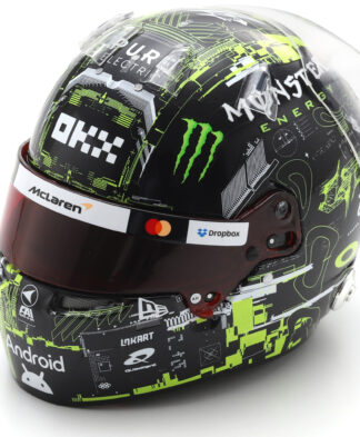 McLaren F1 Team Lando Norris 2025 Test 1:5 Model Helmet
