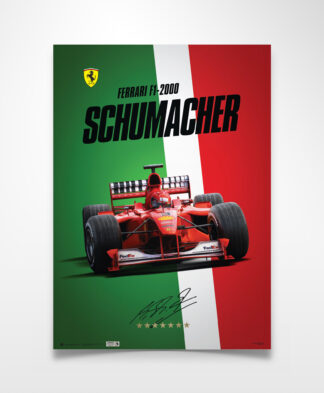 Scuderia Ferrari F2000 Michael Schumacher World Champion 2000 Poster